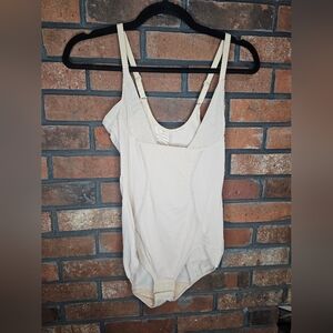 Maidenform tan shape wear body suit